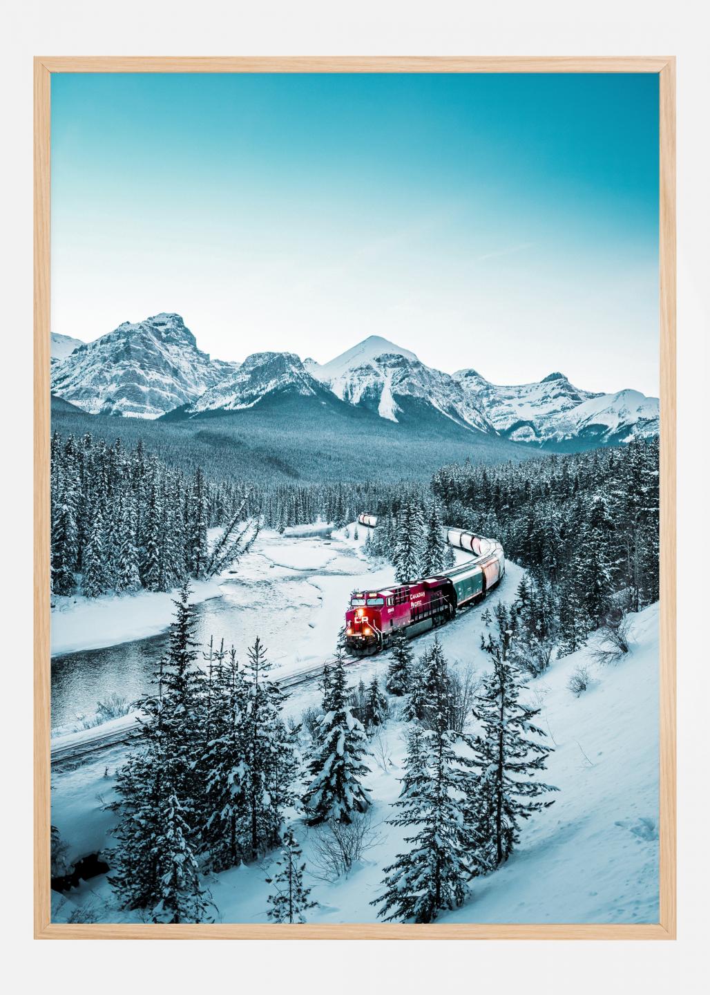 Winter Train, snow, HD phone wallpaper | Peakpx