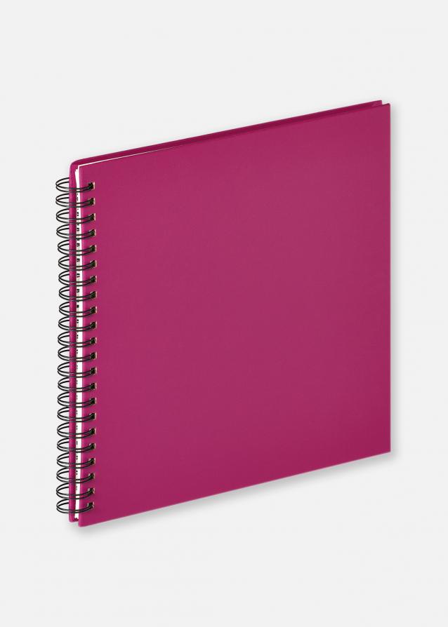 Walther Fun Spiral bound album Purple - 30x30 cm (50 White pages / 25 sheets)