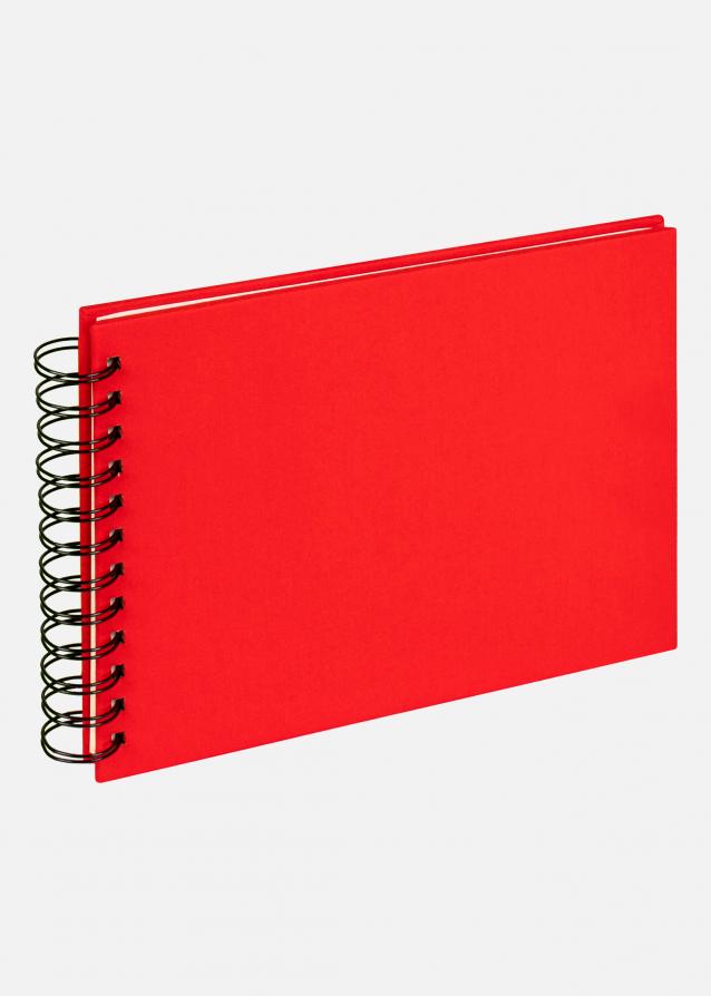  Cloth Spiral Album Red - 19.5x15 cm (40 Black pages / 20 sheets)