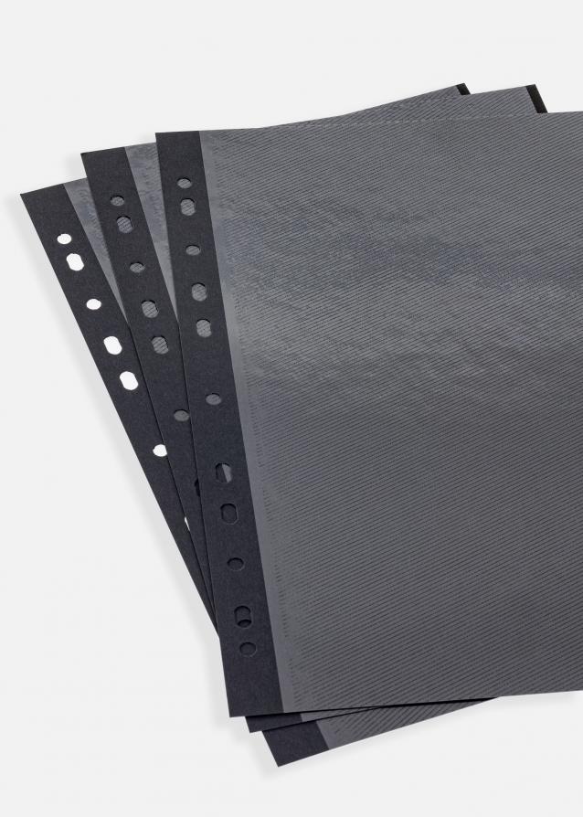 BGA Ultimate Album Pages Self-Adhesive 21x30 cm - 10 Black Sheets