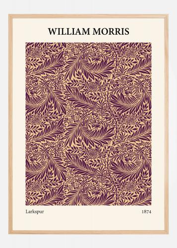 William Morris - Larkspur 6 Poster (21x29.7 cm (A4))