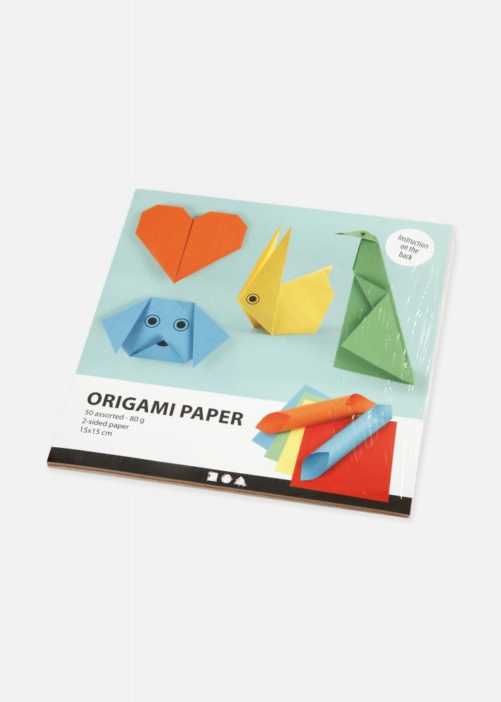 Creativ Company Origami Paper Mix 15x15 cm 80 g 5x10 Sheets