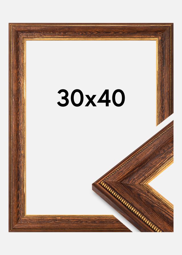 Ramverkstad Frame Fabriano Acrylic Glass Brown 30x40 cm