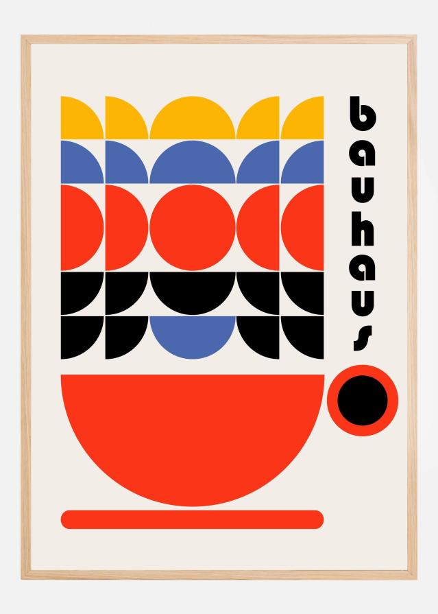 Bildverkstad Bauhaus Coffee 70s Decor Poster