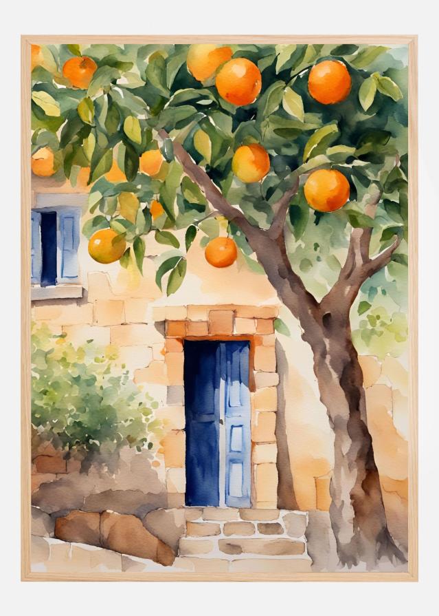 Bildverkstad Orangetree Poster