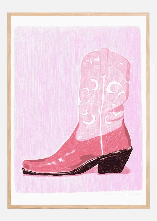 Bildverkstad Pac Cowgirlboot Poster