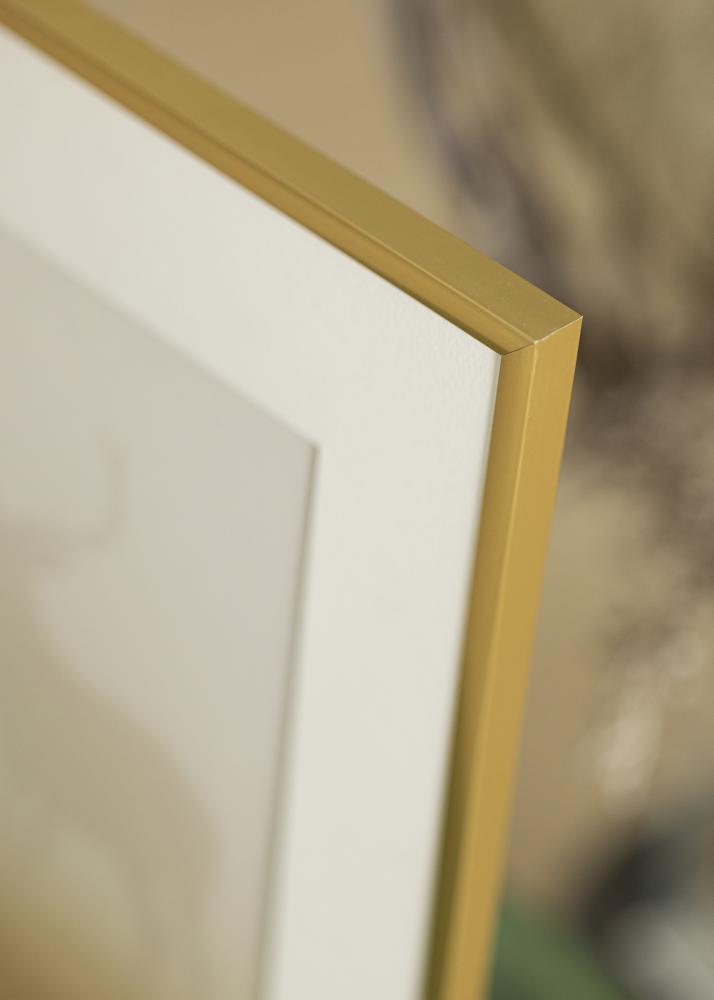 Ram med passepartou Frame New Lifestyle Gold 15x15 cm - Mounts White 10x10 cm