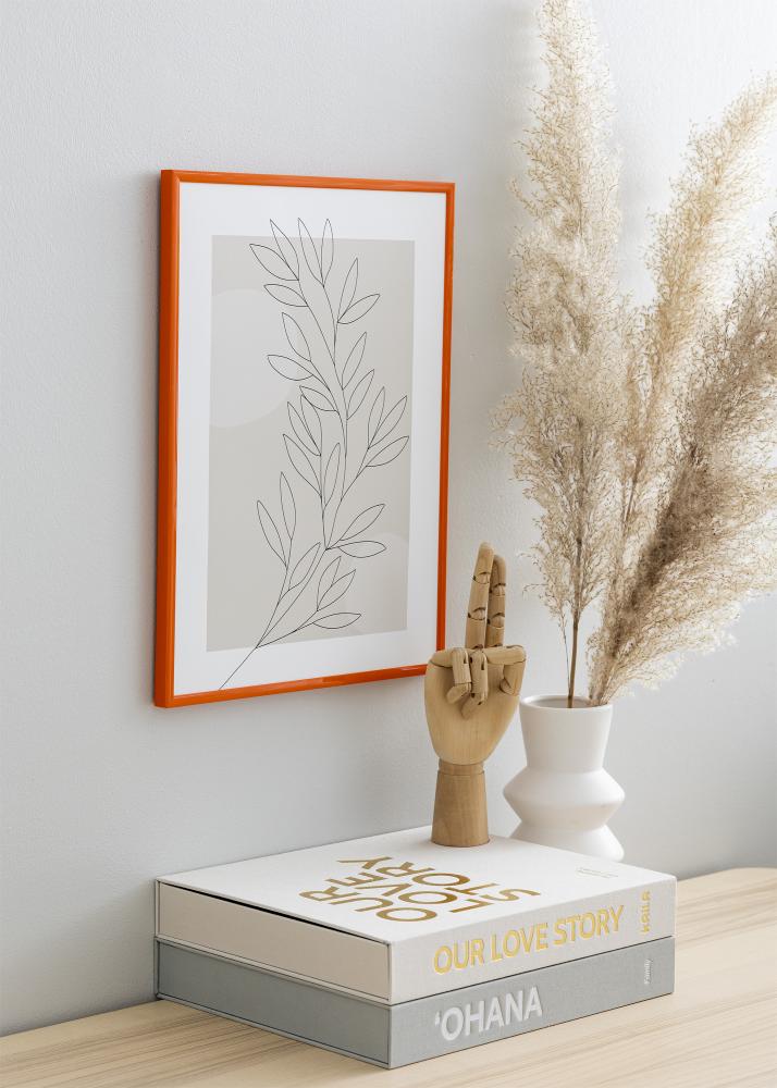 Ram med passepartou Frame New Lifestyle Orange 60x80 cm - Mounts White 50x70 cm