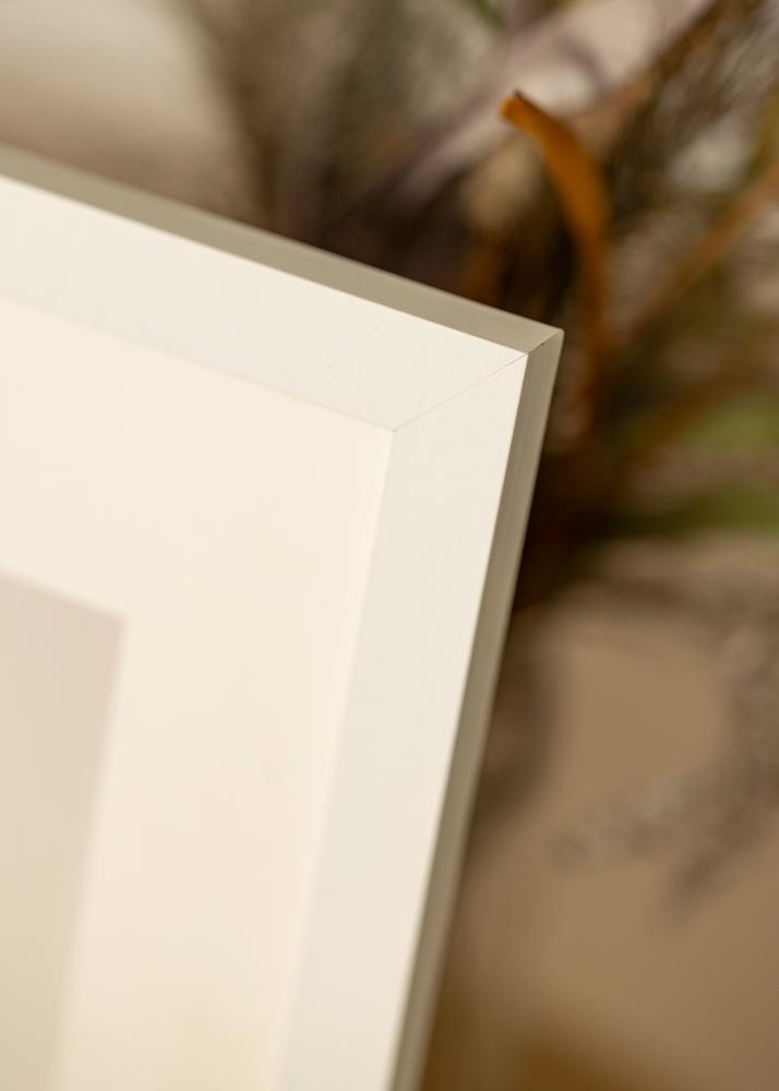 Ram med passepartou Frame BGA Classic White 70x70 cm - Mounts White 61x61 cm