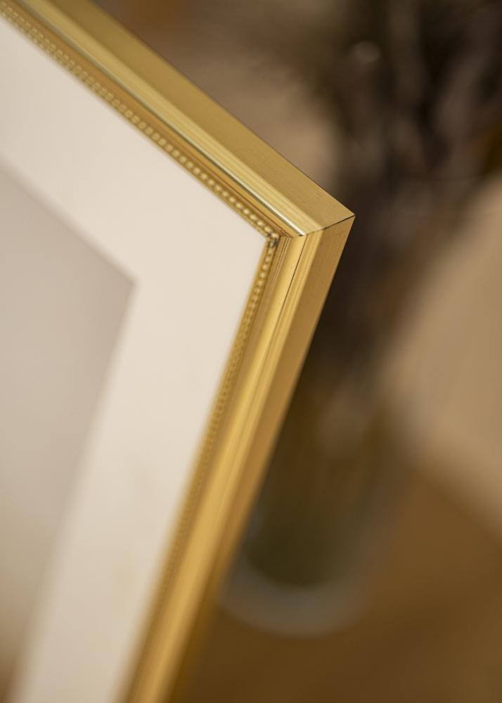 Ram med passepartou Frame Gala Gold 70x100 cm - Mounts White 50x85 cm