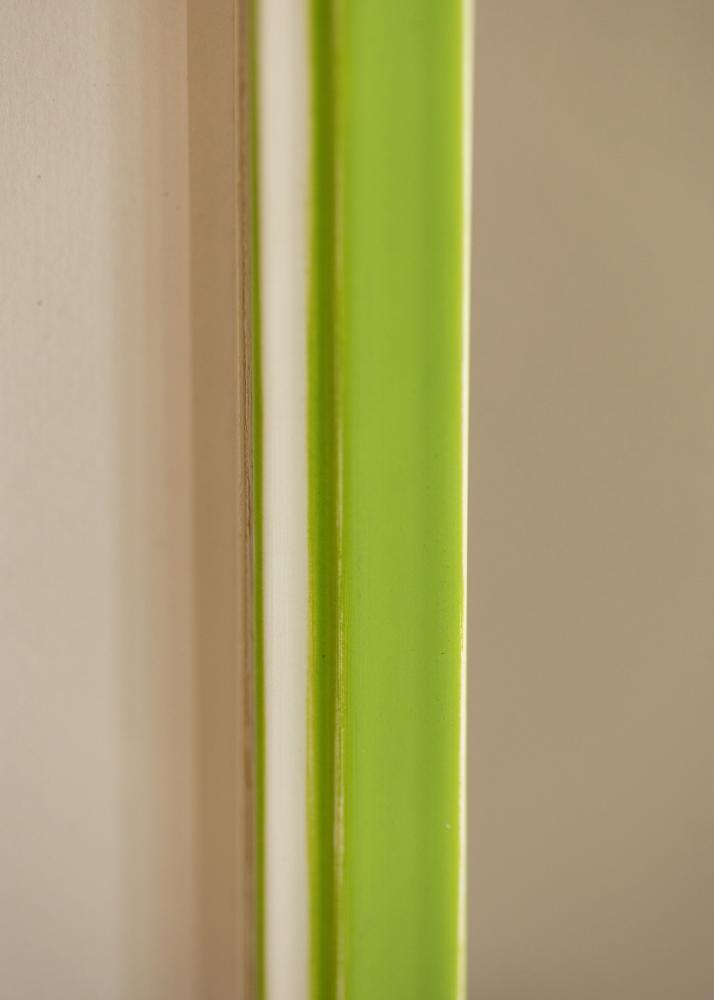 Ram med passepartou Frame Diana Light Green 60x80 cm - Mat White 50x60 cm