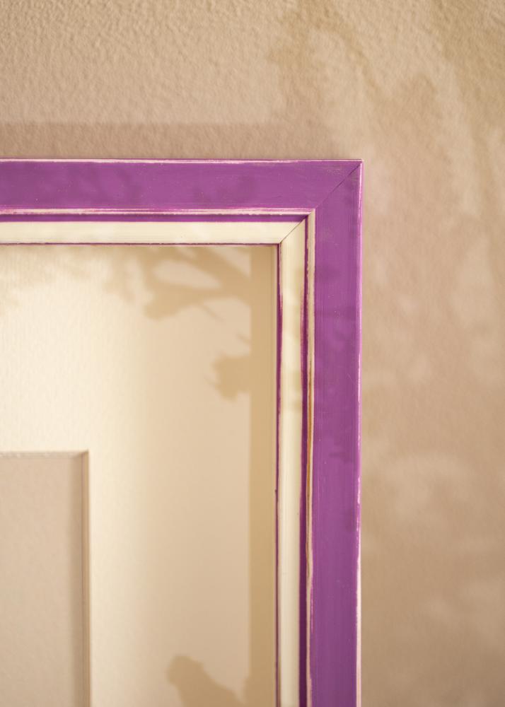 Ram med passepartou Frame Diana Purple 20x25 cm - Mounts White 14x18 cm