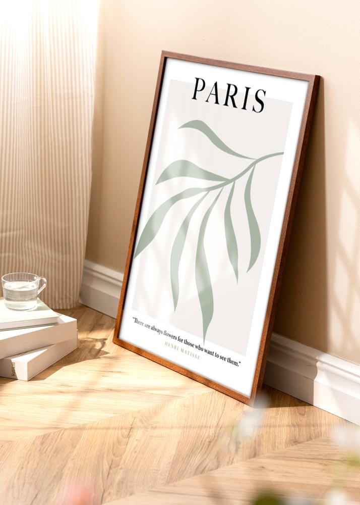 Ram med passepartou Frame Modern Warm Brown 20x30 cm - Mounts White 10x21 cm