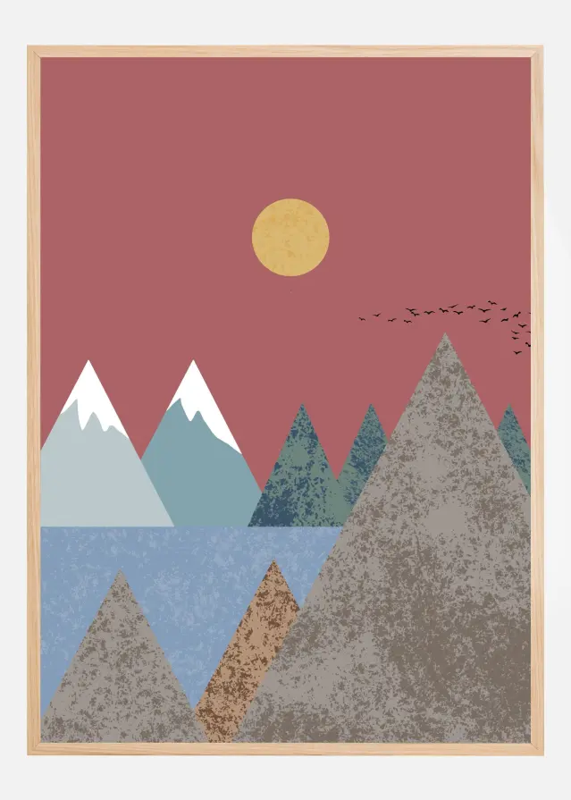 Bildverkstad Mountain landscape Poster