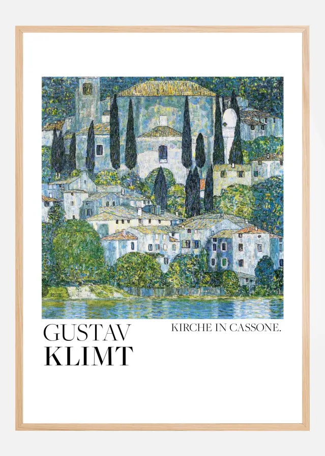 Bildverkstad Kirche In Cassone (1913) Poster