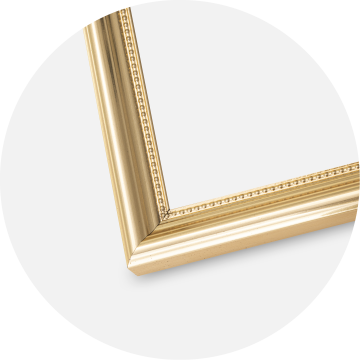 Ram med passepartou Frame Gala Gold 70x100 cm - Picture Mount White 60x90 cm