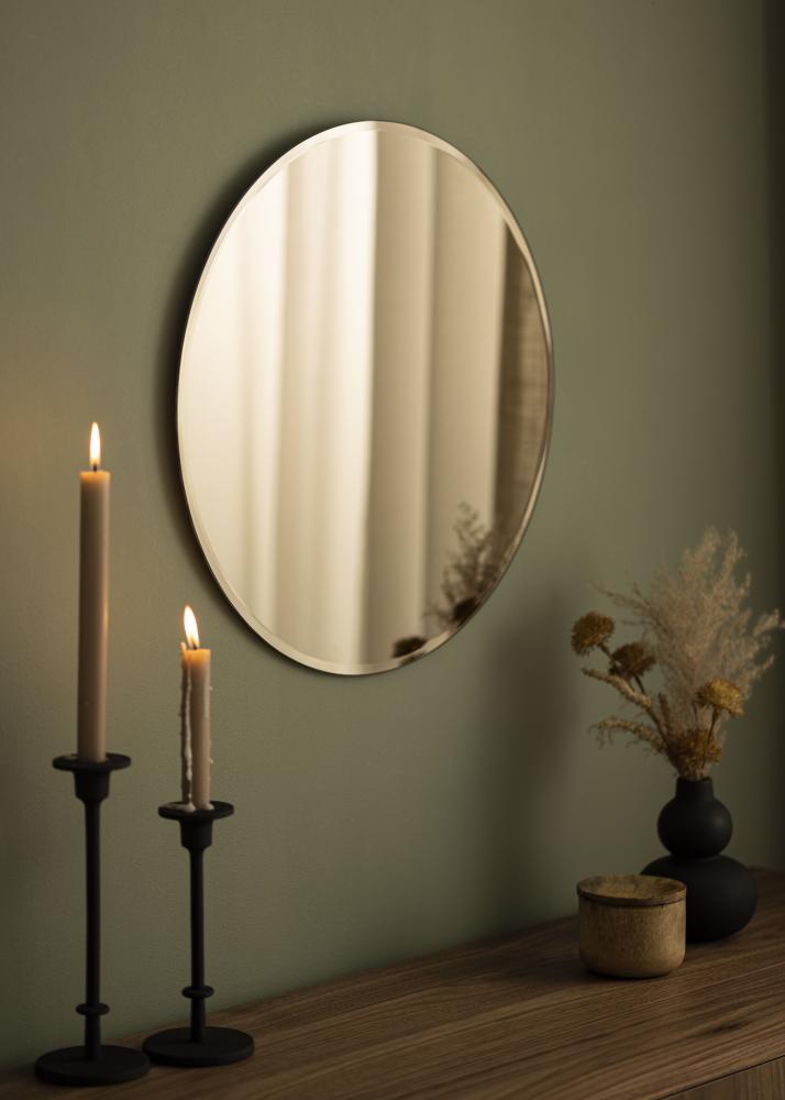 KAILA KAILA Round Mirror Dark Bronze Deluxe 50 cm Ø