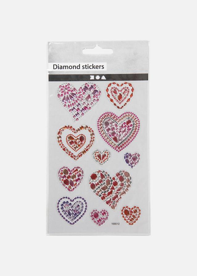 Creativ Company Diamond Stickers Hearts