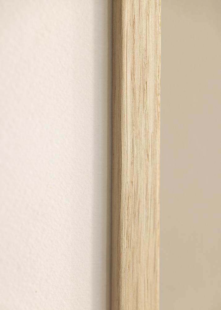 Ram med passepartou Frame Edsbyn Oak 60x60 cm - Picture Mount White 45x45 cm