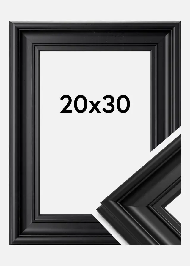 Galleri 1 Frame Mora Premium Acrylic glass Black 20x30 cm