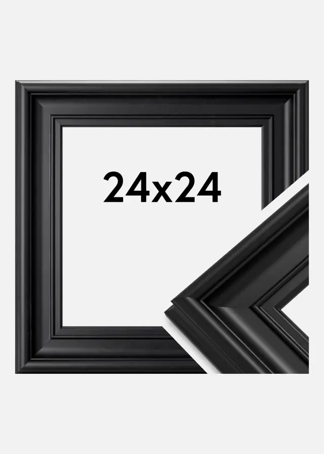 Ramverkstad Frame Mora Premium Black 24x24 cm