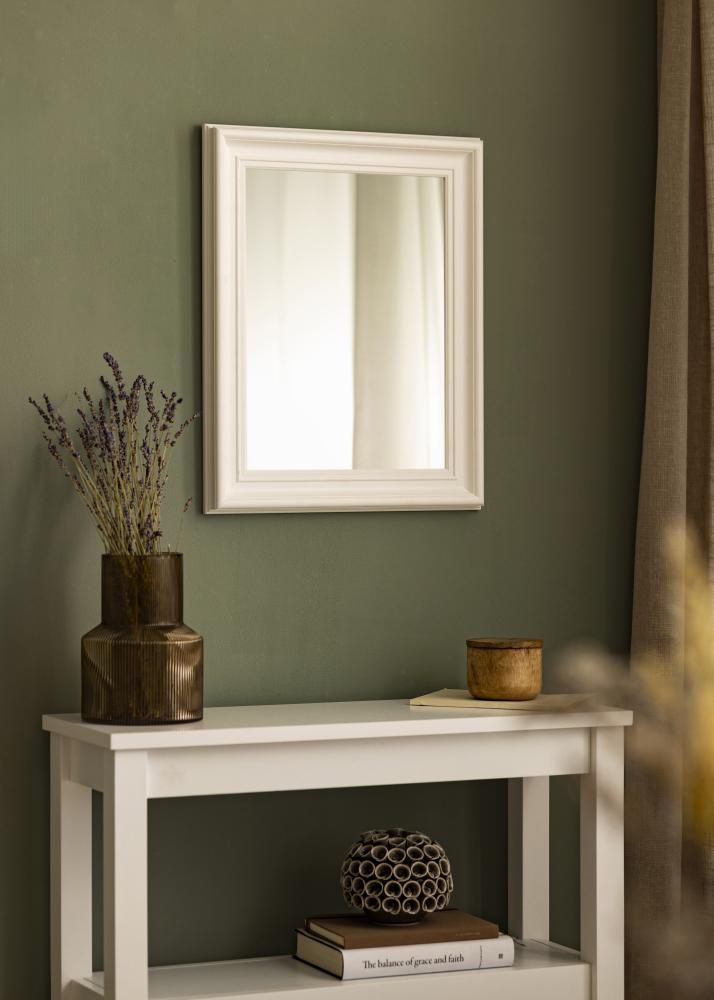 Ramverkstad Mirror Mora White - Custom Size