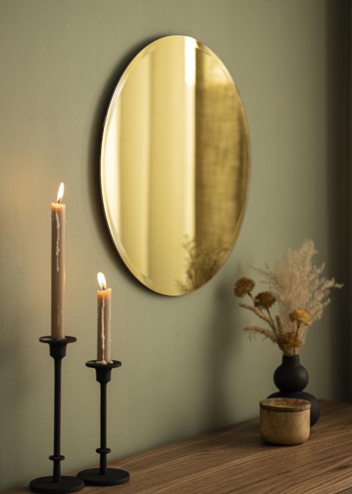 KAILA KAILA Round Mirror Gold Deluxe 50 cm Ø