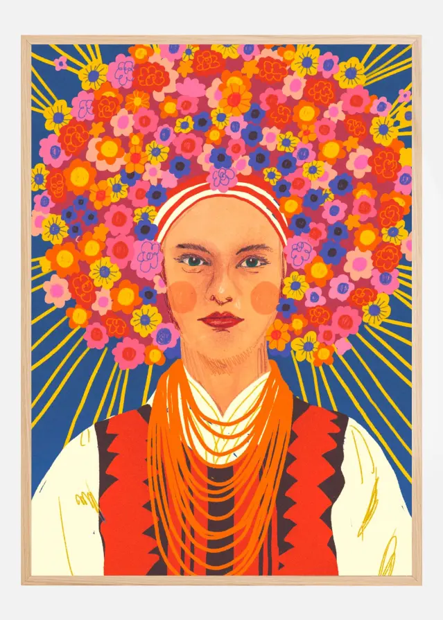 Bildverkstad Ukrainian beauty Poster