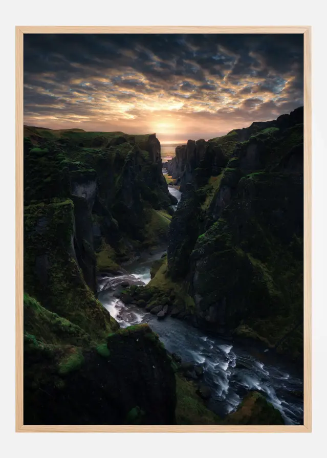 Bildverkstad Light Canyon. Poster