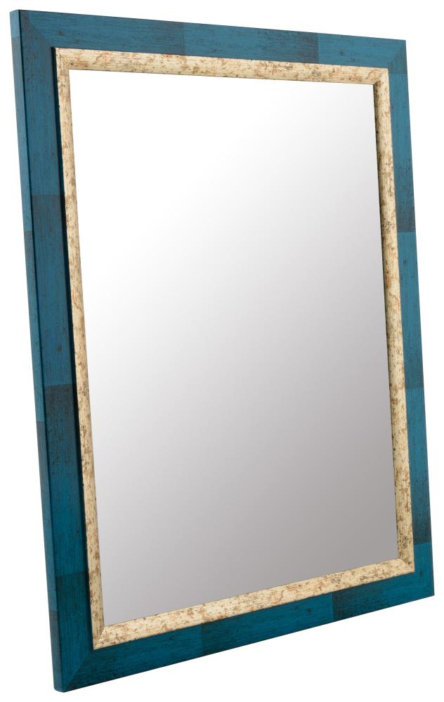 Ramverkstad Mirror Färila Blue - Custom Size