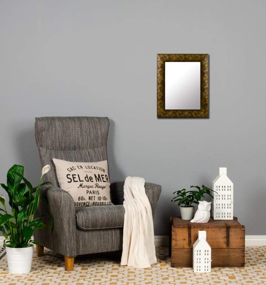 Ramverkstad Mirror Kil Green - Custom Size