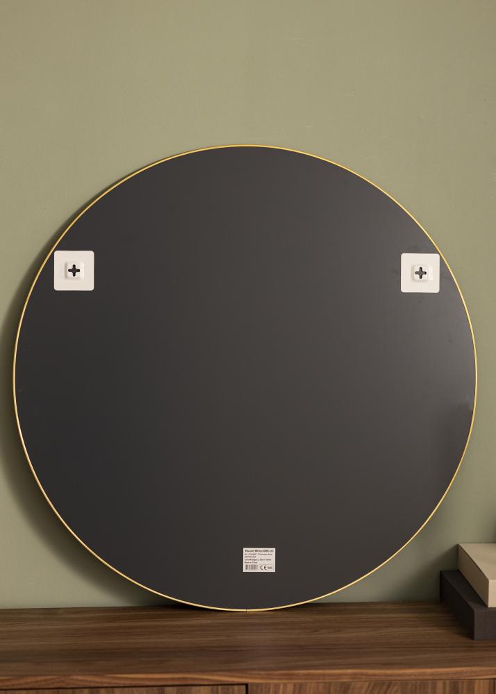 KAILA KAILA Round Mirror - Thin Brass 80 cm Ø