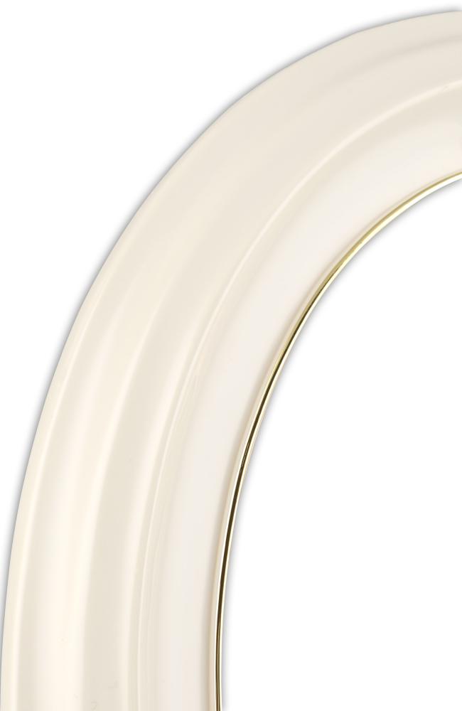 Estancia Eiri Mozart Oval White 18x24 cm