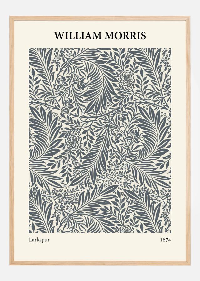 Bildverkstad William Morris - Larkspur 3 Poster