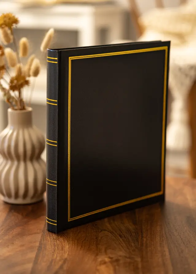 Estancia Diamond Photo Album Self-adhesive Black - 29x32 cm (40 pages / 20 sheets)