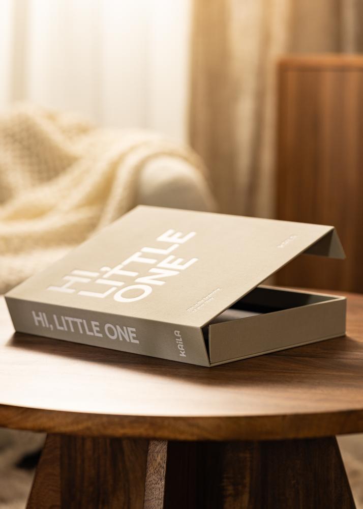 KAILA KAILA HI LITTLE ONE Grey - Coffee Table Photo Album (60 Black Pages)