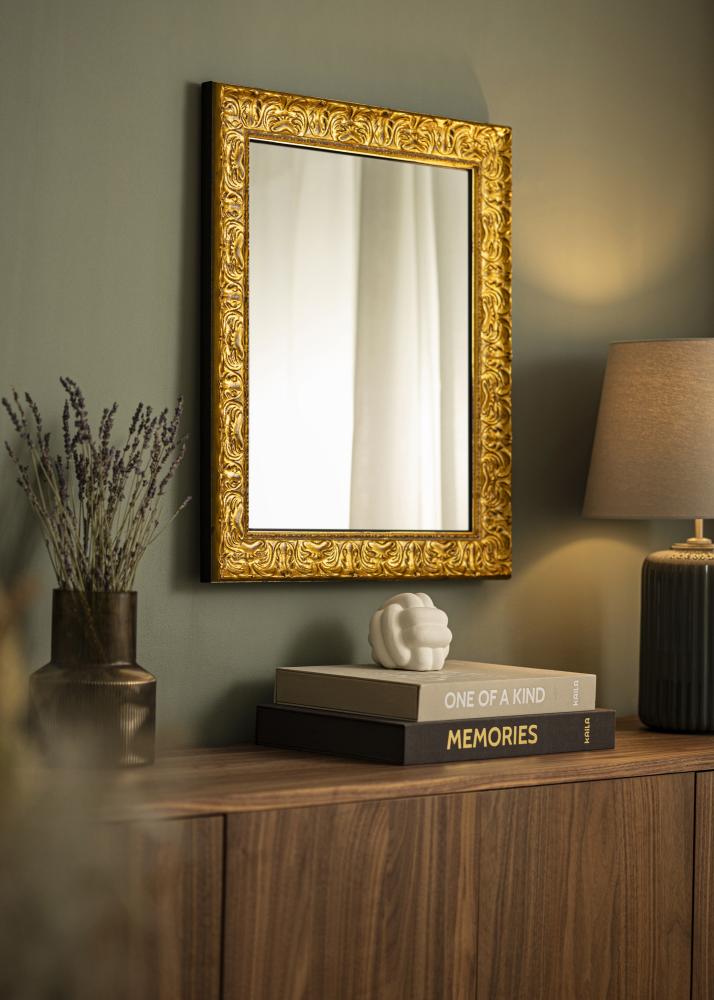 Ramverkstad Mirror Durham Gold - Custom Size