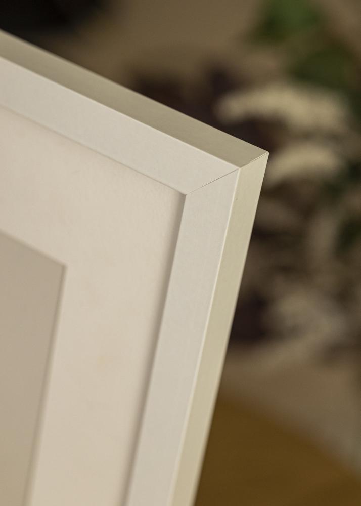 Ram med passepartou Frame Selection White 60x80 cm - Picture Mount White 50x70 cm