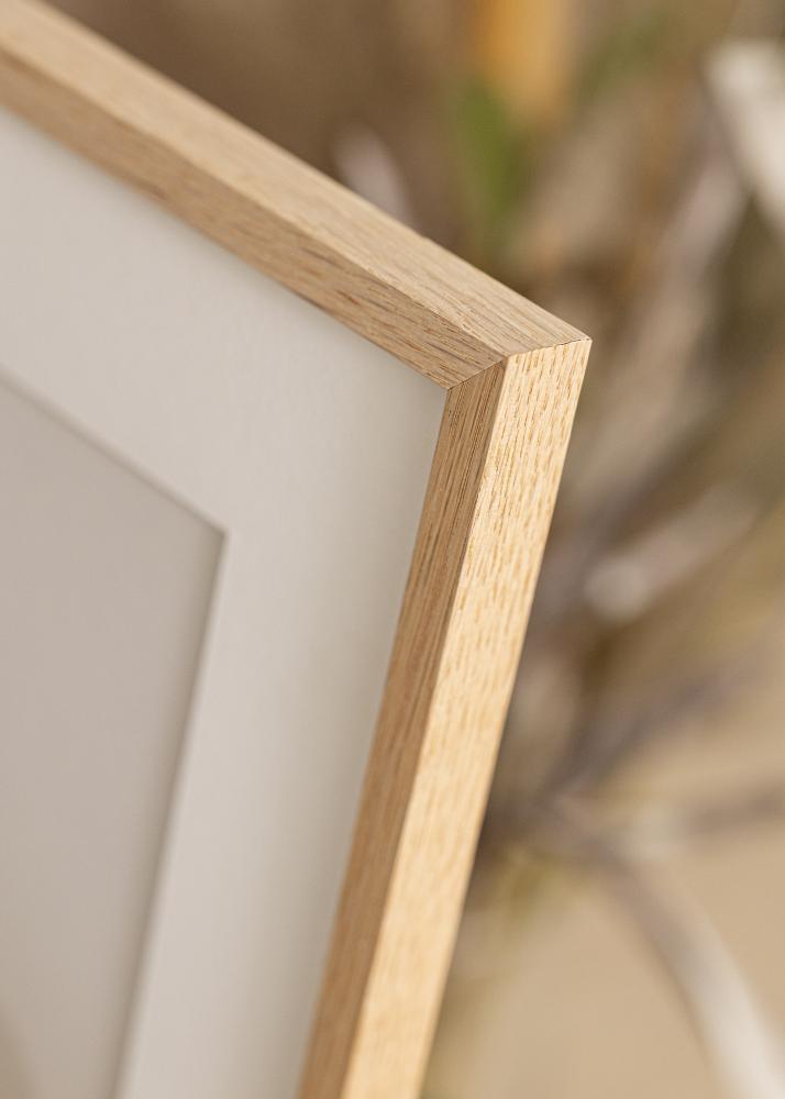 Ram med passepartou Frame Oslo Oak 70x70 cm - Picture Mount White 60x60 cm