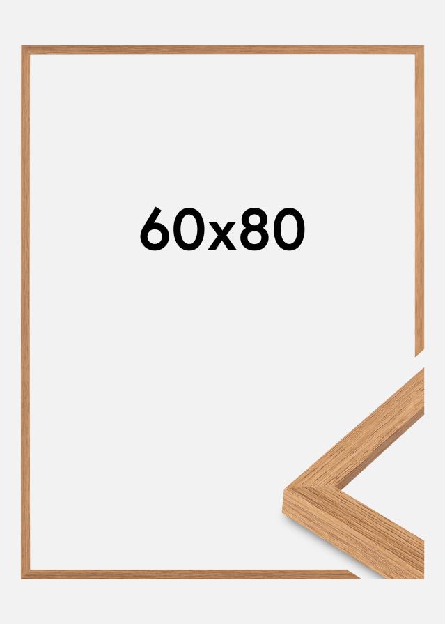 BGA Frame Modern Acrylic Glass Teak 60x80cm