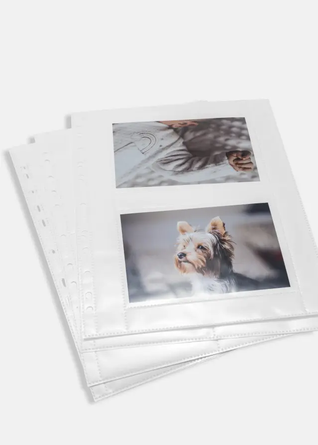 Difox Herma photo sleeves 10x15 cm horizontal - 10-pack white