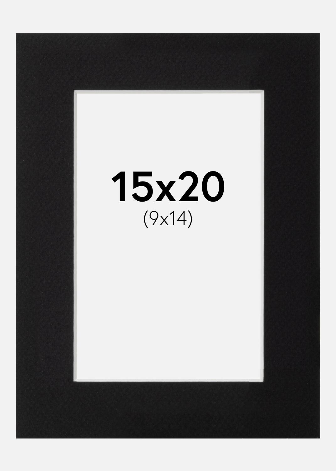 Product Image for Mount Canson Black (White Core) 15x20 cm (9x14)