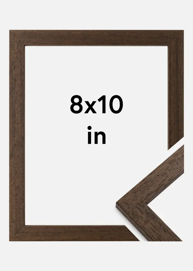 Galleri 1 Frame Brown Wood Acrylic glass 8x10 inches (20.32x25.4 cm)