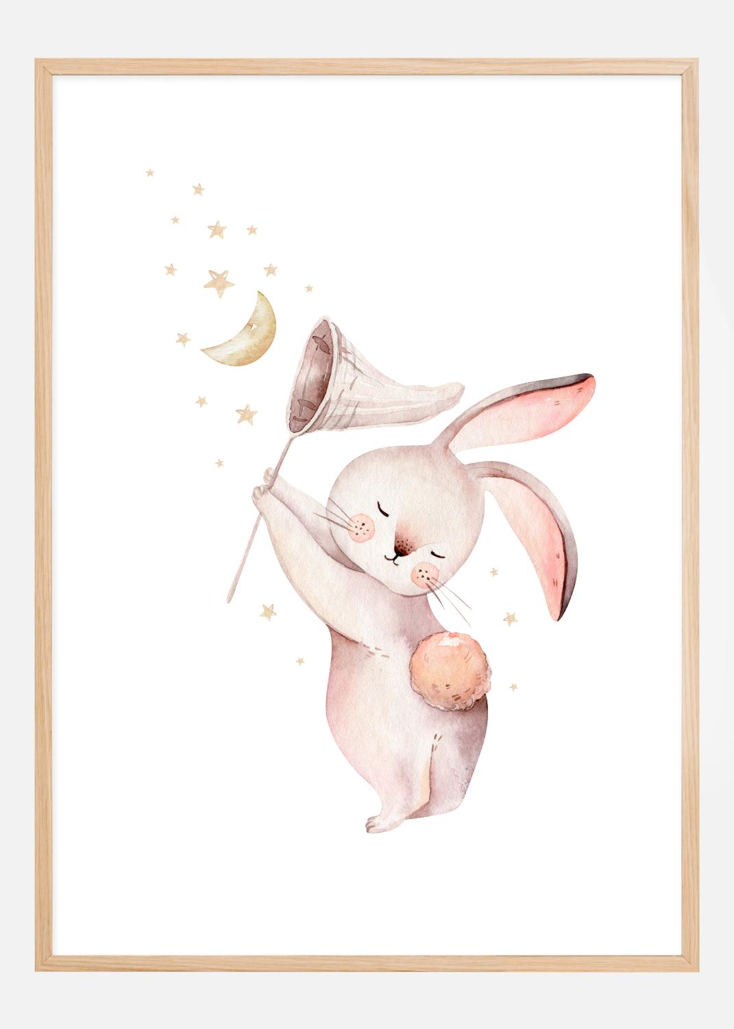 Product Image for Rabbit catches the moon Poster (21x29.7 cm (A4))