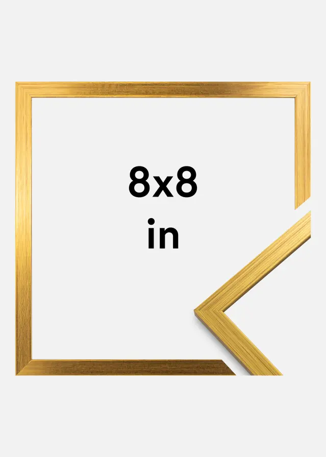 Galleri 1 Frame Edsbyn Gold 8x8 inches (20.32x20.32 cm)