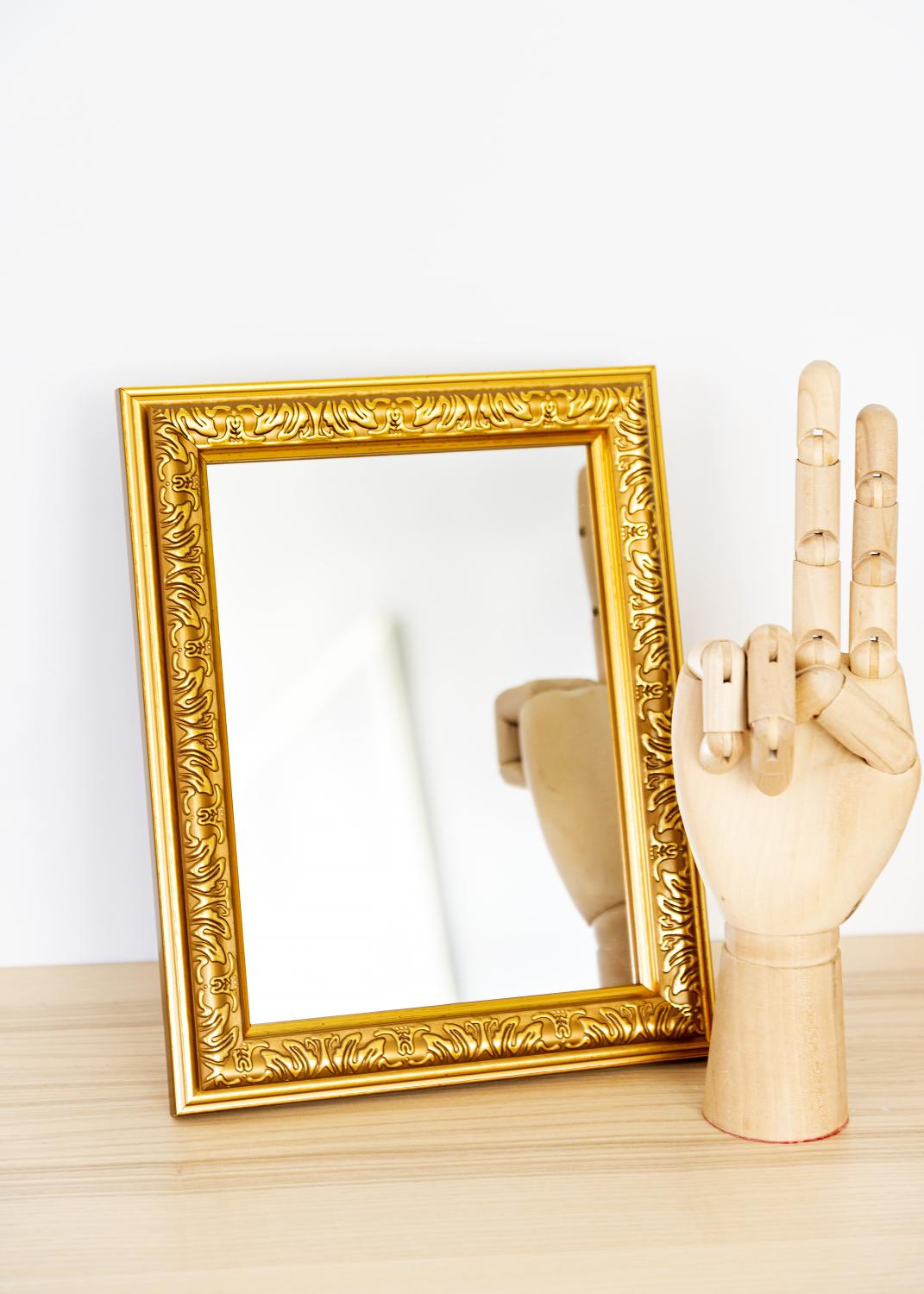 Product Image for Mirror Nostalgia Gold 19x24 cm