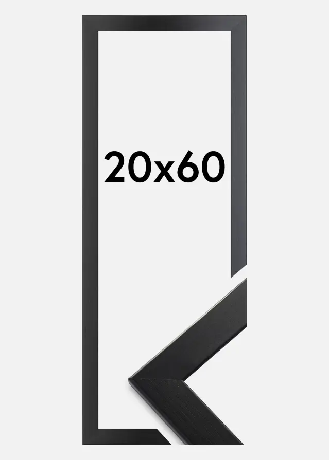 Artlink Frame Trendline Acrylic Glass Black 20x60 cm