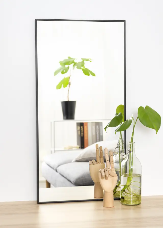 Estancia Mirror Narrow Black 40.5x80.5 cm