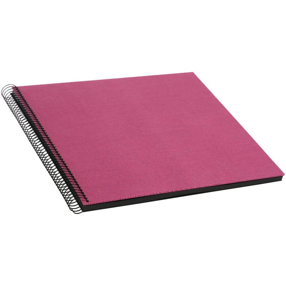 Goldbuch Bella Vista Spiral bound album Fuchsia - 35x30 cm (40 Black pages / 20 sheets)