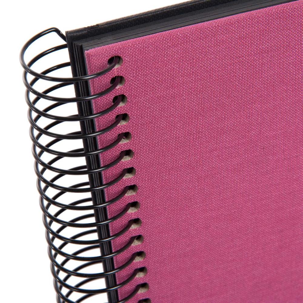 Goldbuch Bella Vista Spiral bound album Fuchsia - 35x30 cm (40 Black pages / 20 sheets)